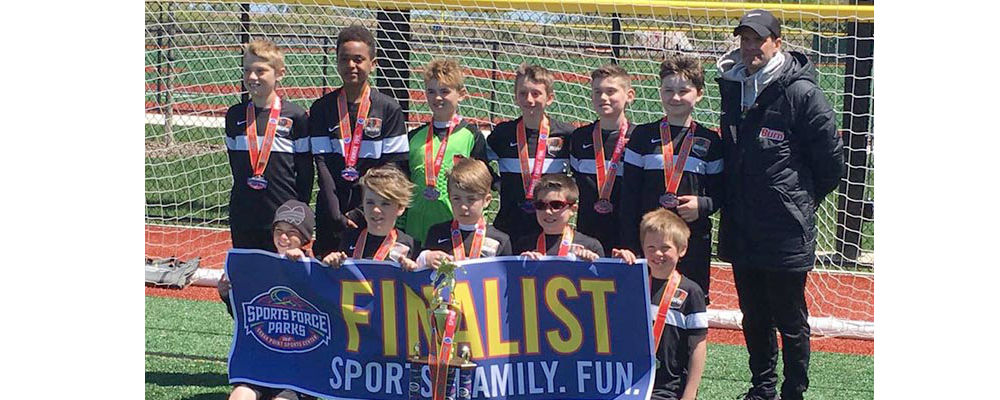 U11 Boys 06 White Finalists in Spring Shootout!