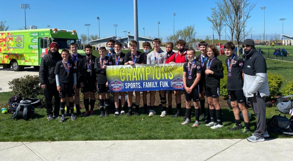 06 Select Boys are Sports Force Spring Shootout Champions!