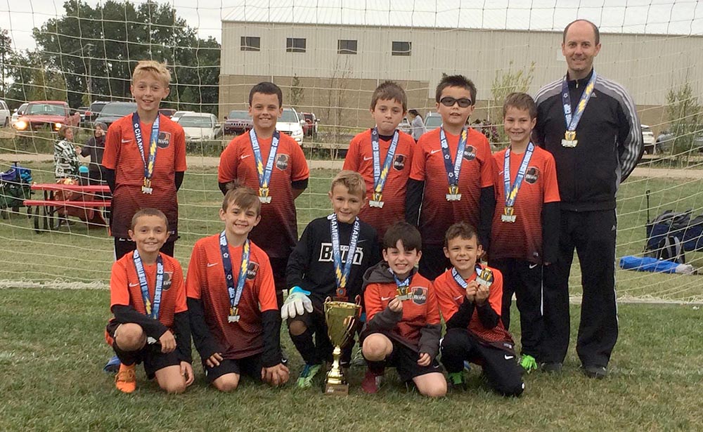 U10 Boys 09 White Lightning Cup Champs