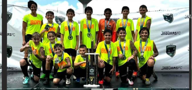 13 Boys White are Jaguar Invitational Champions!!