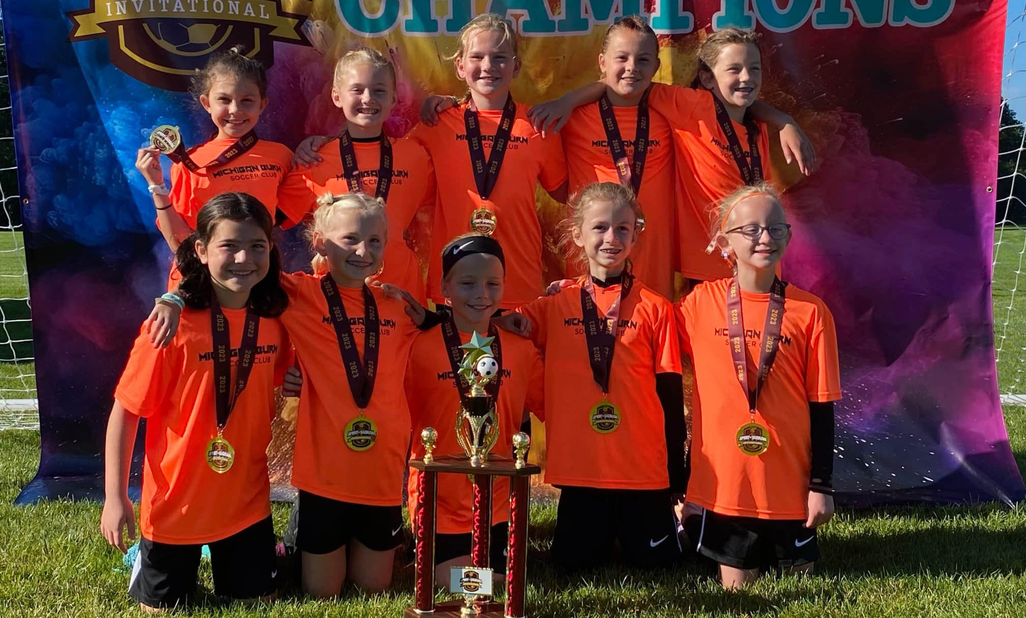 14 Girls White are Spirit of Saginaw Tournament Champions!