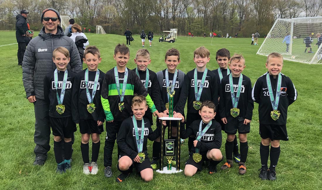 U9 Boys 10 Black Novi Jags Champions!